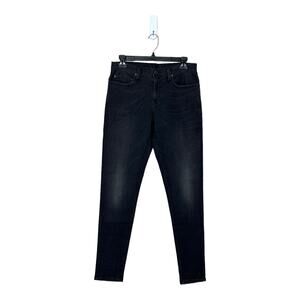 6937 dusty black 100% cotton skinny jeans size 24- 00